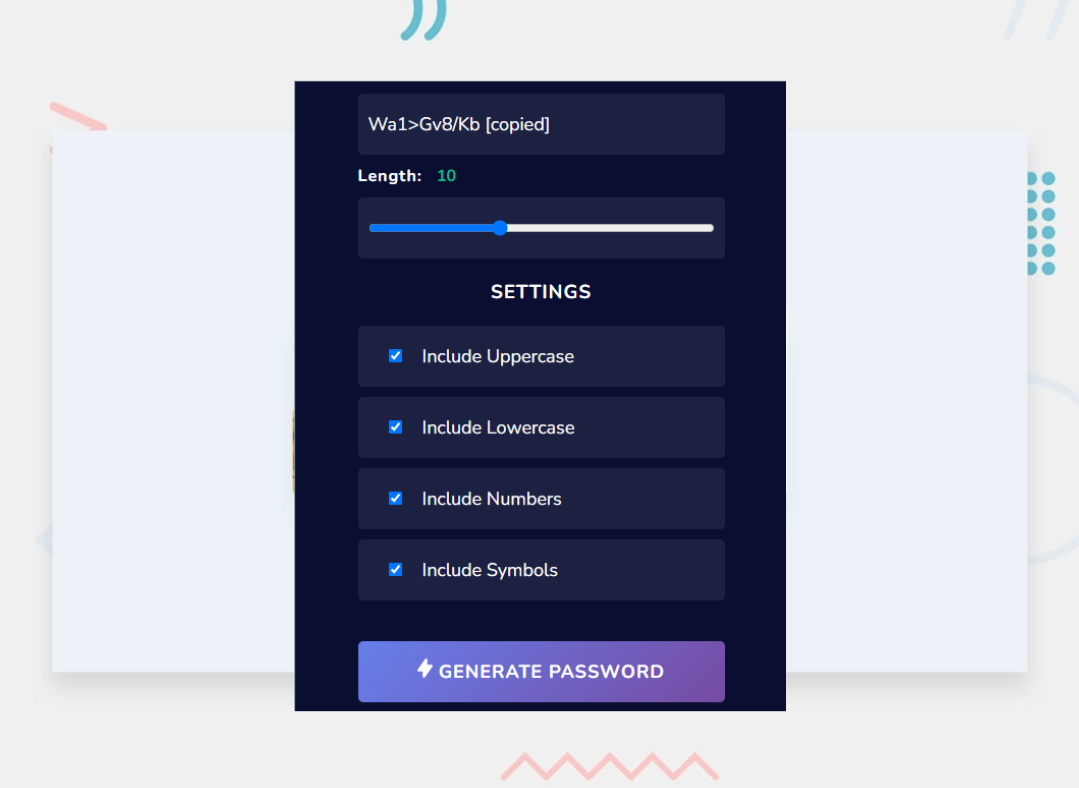 password generator app